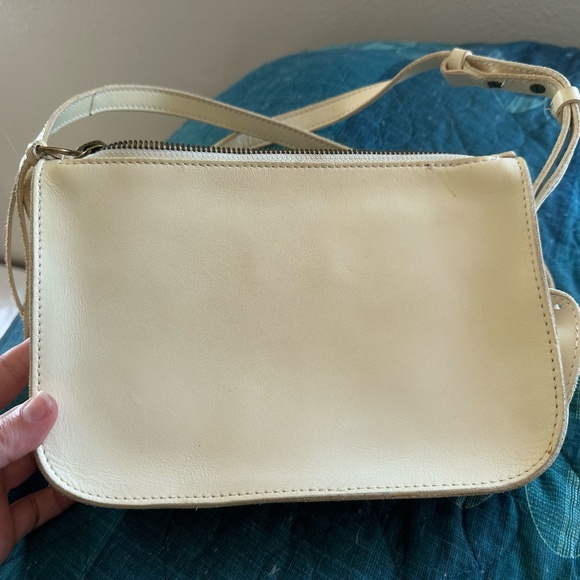 leather Madewell Simple Crossbody bag (cream) - Picture 8 of 9
